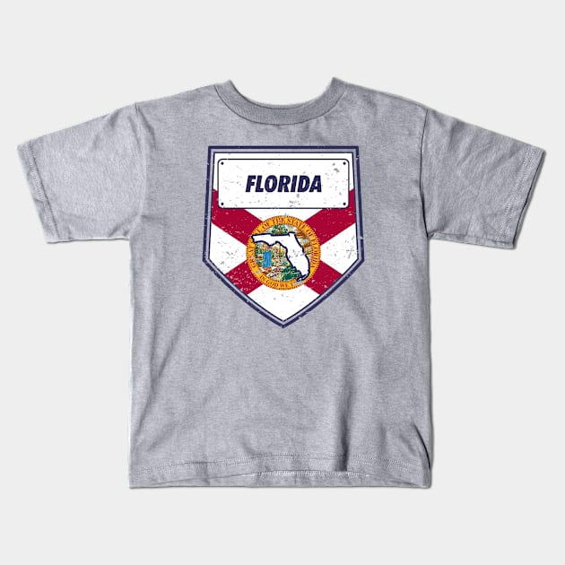 florida Kids T-Shirt by DeekayGrafx